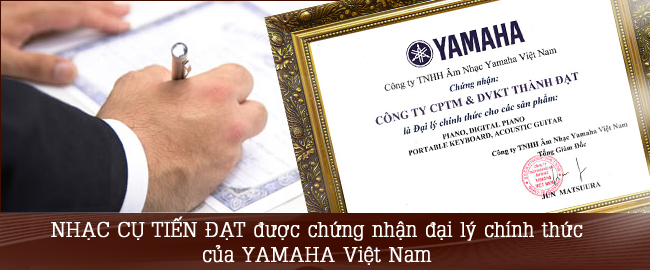 Chứng nhận Nhạc cụ Tiến Đạt